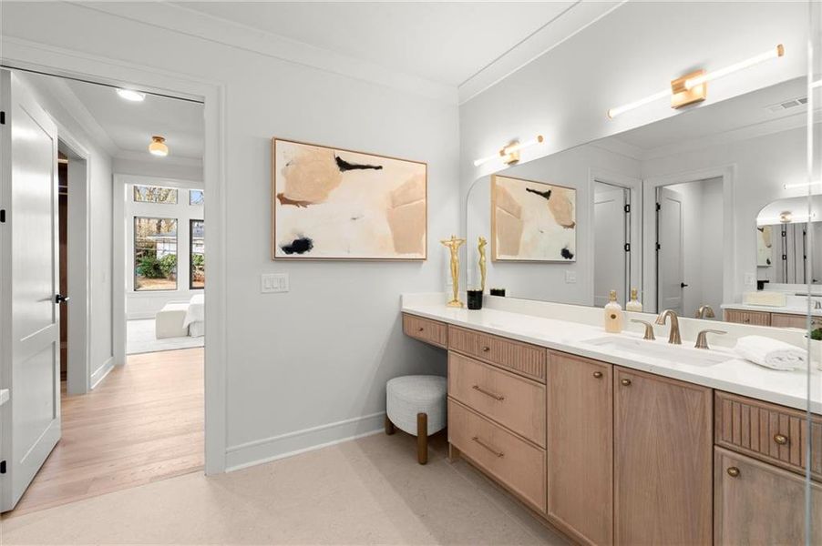 Furnished interior view inside a new home in , Brookhaven (Image 41). Furnished interior view inside a new home in , Brookhaven (Image 41).