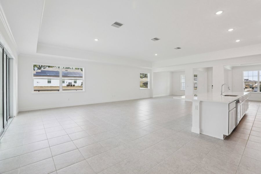 Representative unfurnished interior of a home built from the Sierra by Maronda Homes in Marion Oaks, Ocala (Image 25).