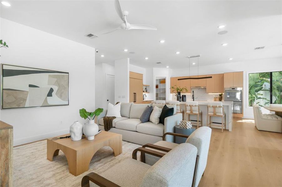Furnished interior view inside a new home in , Sarasota (Image 36).