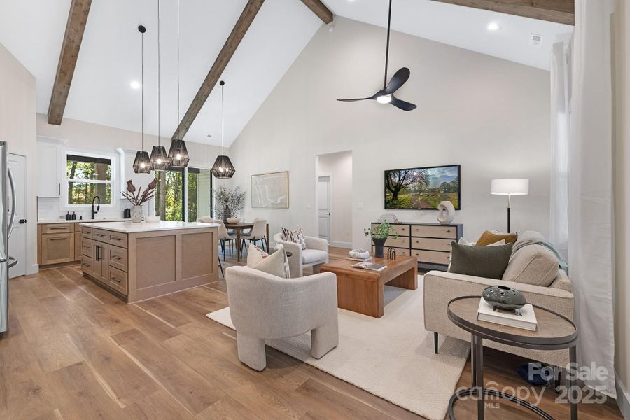 Furnished interior view inside a new home in , Gastonia (Image 14).