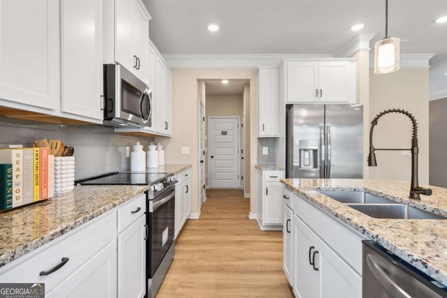 Furnished interior view inside a new home in Glendale Towns, Conyers (Image 10).