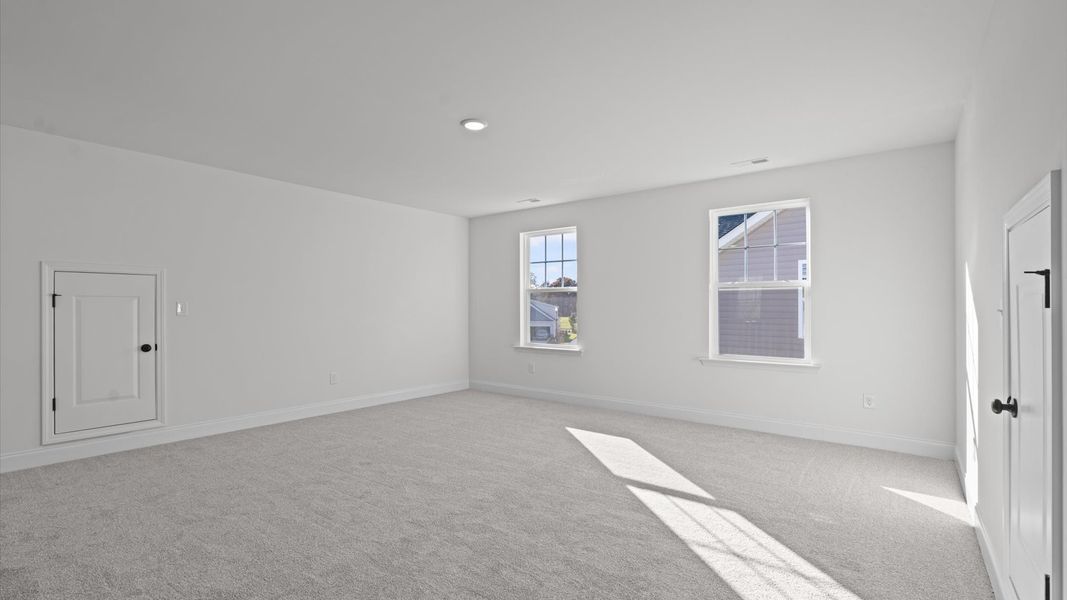 Representative furnished interior of a home built from the Ansley by DRB Homes in Sidney Creek Single Family, Zebulon (Image 53).