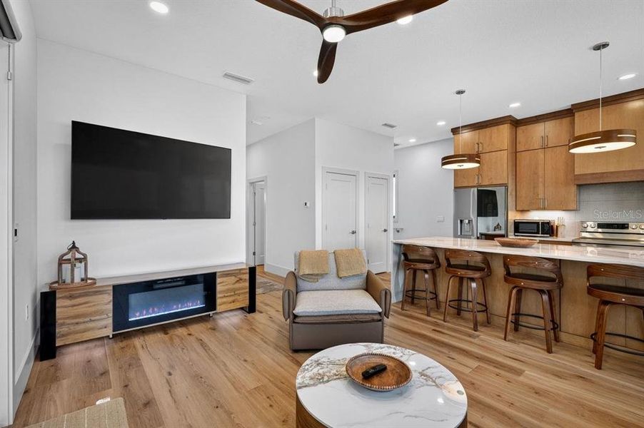 Furnished interior view inside a new home in , New Smyrna Beach (Image 17).