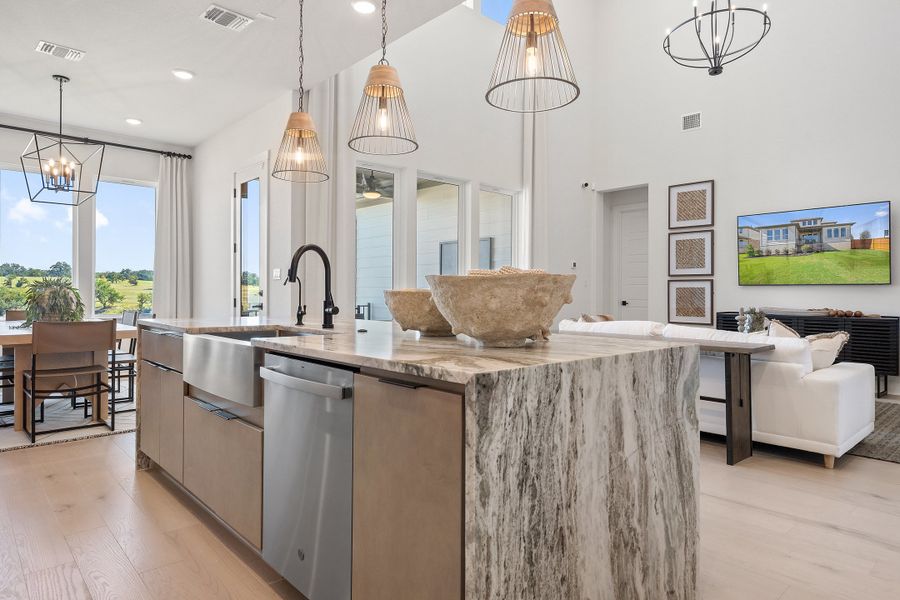 Furnished interior view inside a new home in Lagos Reserve, Manor (Image 15).