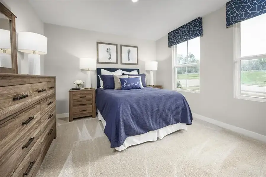 Furnished interior view inside a new home in Carolina Crofts, Greenville (Image 12).