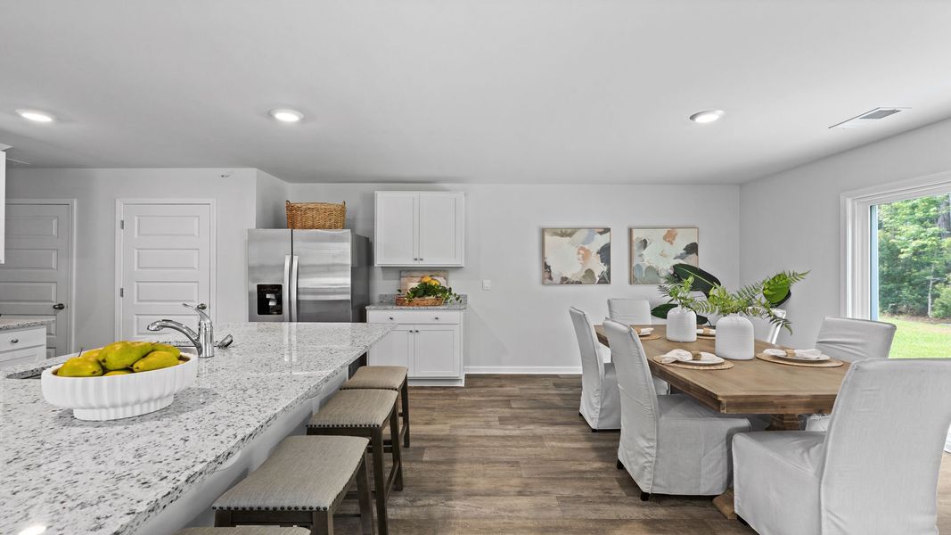 Furnished interior view inside a new home in The Retreat at East Argent, Ridgeland (Image 7).