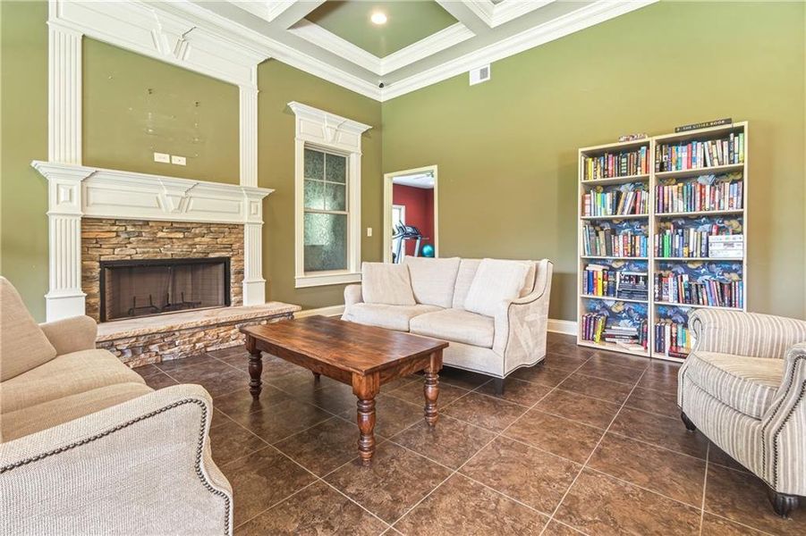 Furnished interior view inside a new home in , Blairsville (Image 72).