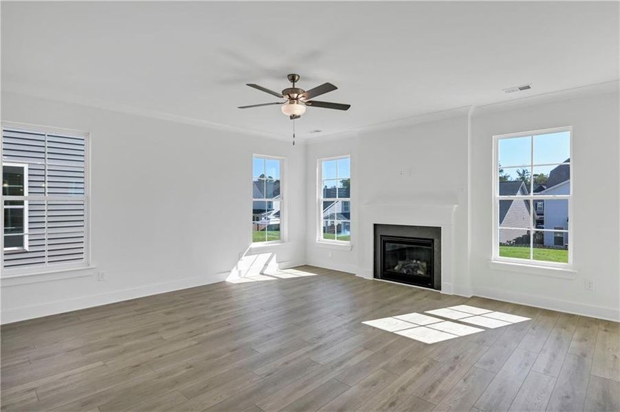 Spacious, unfurnished interior of a new home in Villas at Dawsonville, Dawsonville (Image 22).