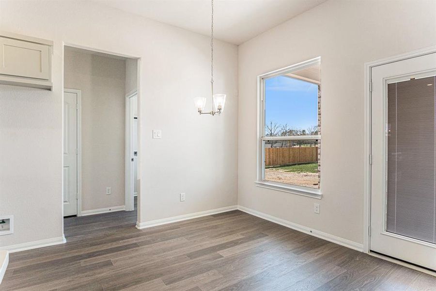 GORGEOUS BRAND NEW HOME! Ready approx 10/30/24. Representation Photos of Dallas Plan. Colors and Selections may vary. Call today to schedule a tour.