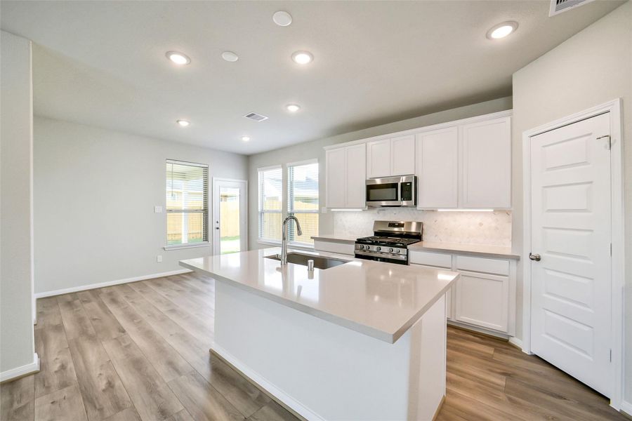 Furnished interior view inside a new home in , Houston (Image 13). Furnished interior view inside a new home in , Houston (Image 13).