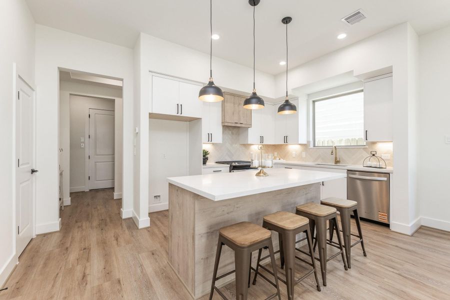Furnished interior view inside a new home in , Houston (Image 12).
