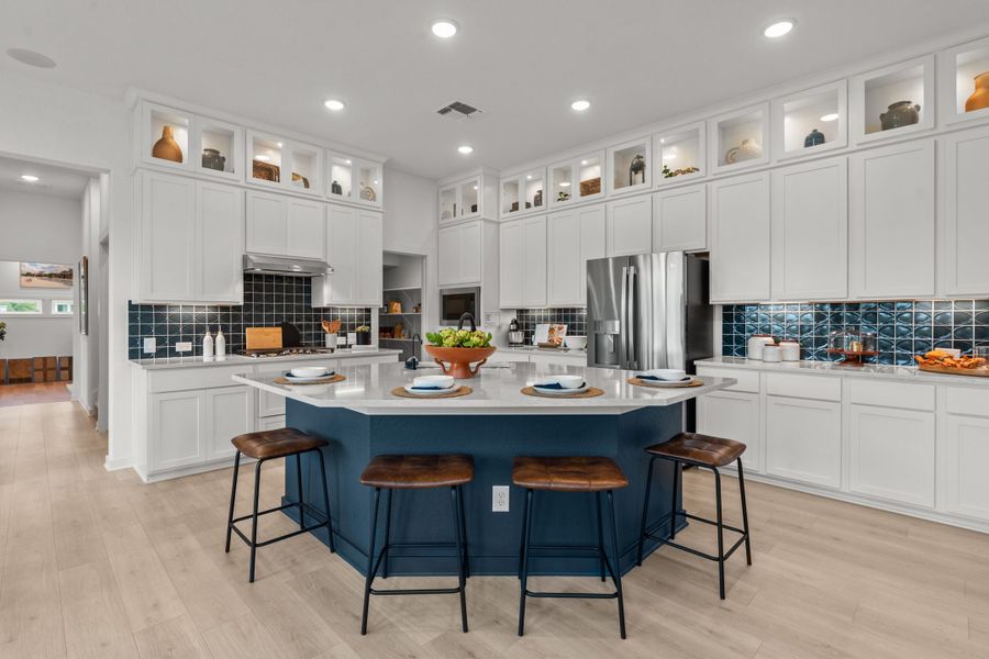 Furnished interior view inside a new home in The Crossvine – Garden Homes, Schertz (Image 14).