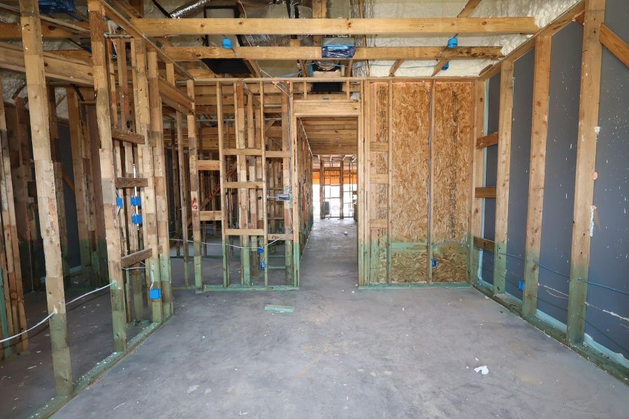 In-progress construction of a new home in The Grand Prairie - Meadow Collection, Hockley, TX (Image 5). In-progress construction of a new home in The Grand Prairie - Meadow Collection, Hockley, TX (Image 5).
