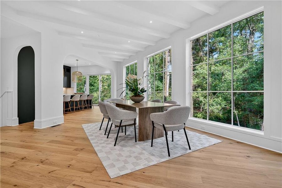 Furnished interior view inside a new home in , Atlanta (Image 7).