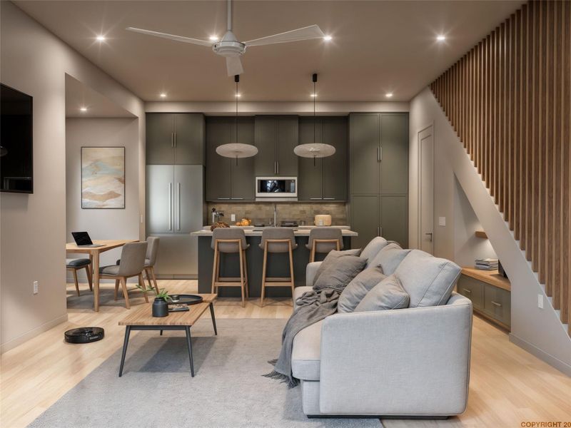 Furnished interior view inside a new home in , Austin (Image 4).