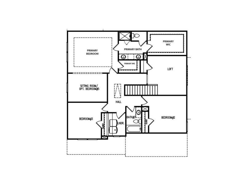 2D floor plan layout of this home in Savoy Park, Covington, GA (Image 4).