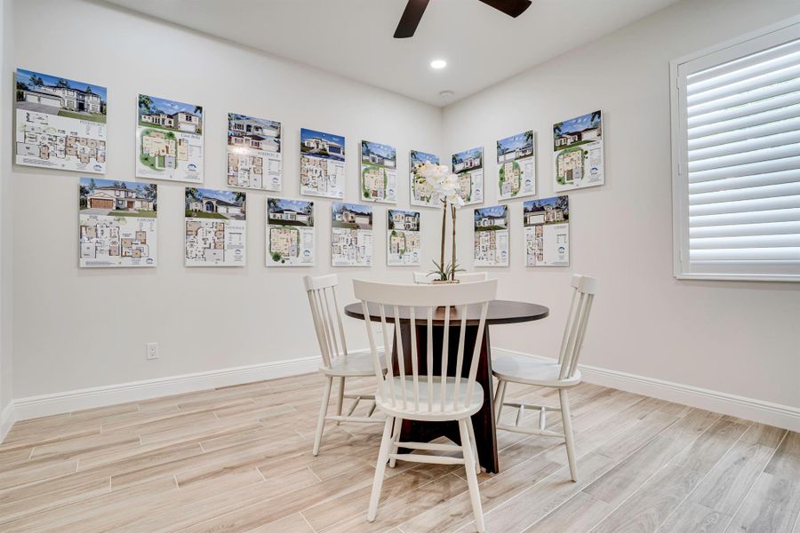 Furnished interior view inside a new home in , Port St. Lucie (Image 22).