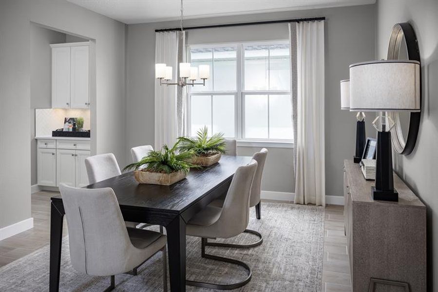 Representative furnished interior of a home built from the Winterset by Ryan Homes in The Palms at Venetian Bay, New Smyrna Beach (Image 8).