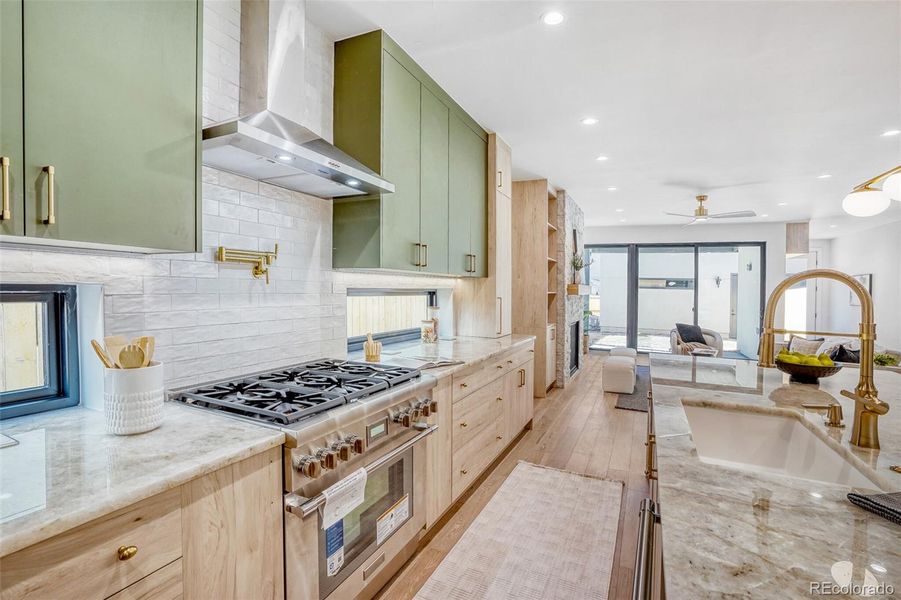 Furnished interior view inside a new home in , Denver (Image 14).