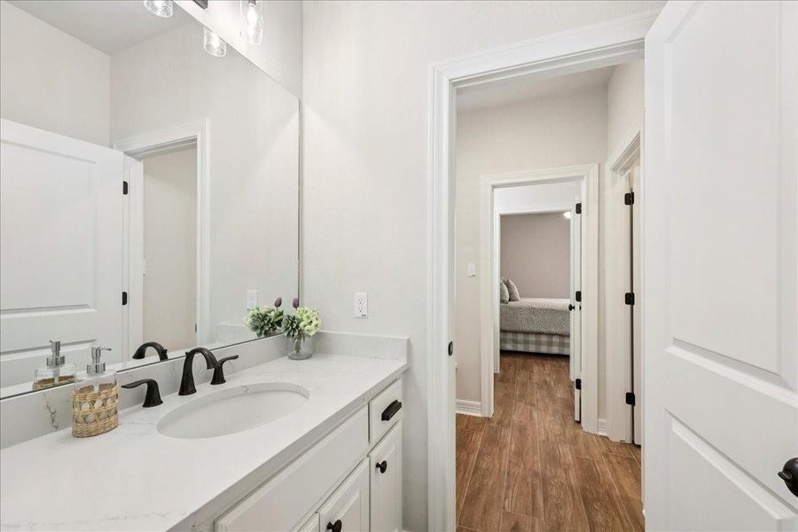 Furnished interior view inside a new home in , Beaumont (Image 7). Furnished interior view inside a new home in , Beaumont (Image 7).