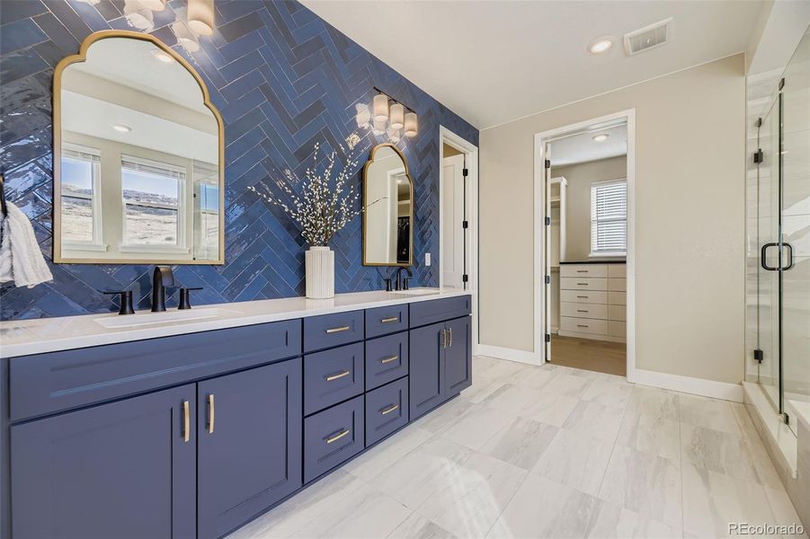 Furnished interior view inside a new home in , Parker (Image 28).