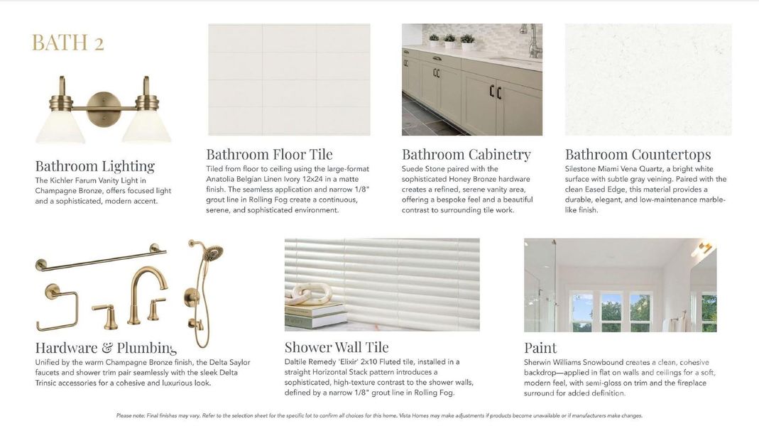 Bathroom #2 luxury bathroom selections