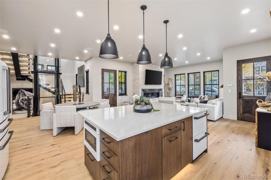 Furnished interior view inside a new home in , Breckenridge (Image 4).