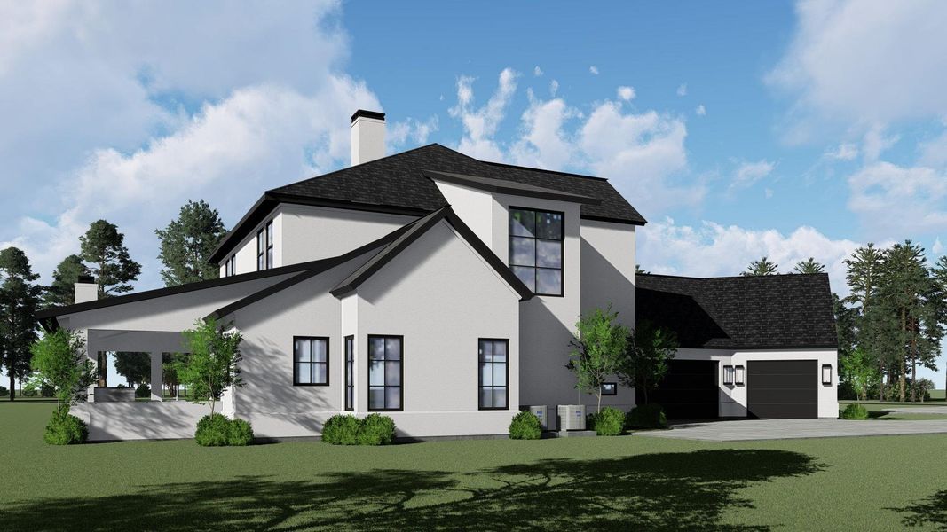 Front exterior of a new home in , Montgomery, TX, highlighting curb appeal (Image 3). Front exterior of a new home in , Montgomery, TX, highlighting curb appeal (Image 3).