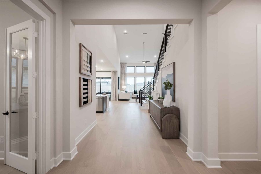 Furnished interior view inside a new home in Trillium 60′, Richmond (Image 6). Furnished interior view inside a new home in Trillium 60′, Richmond (Image 6).