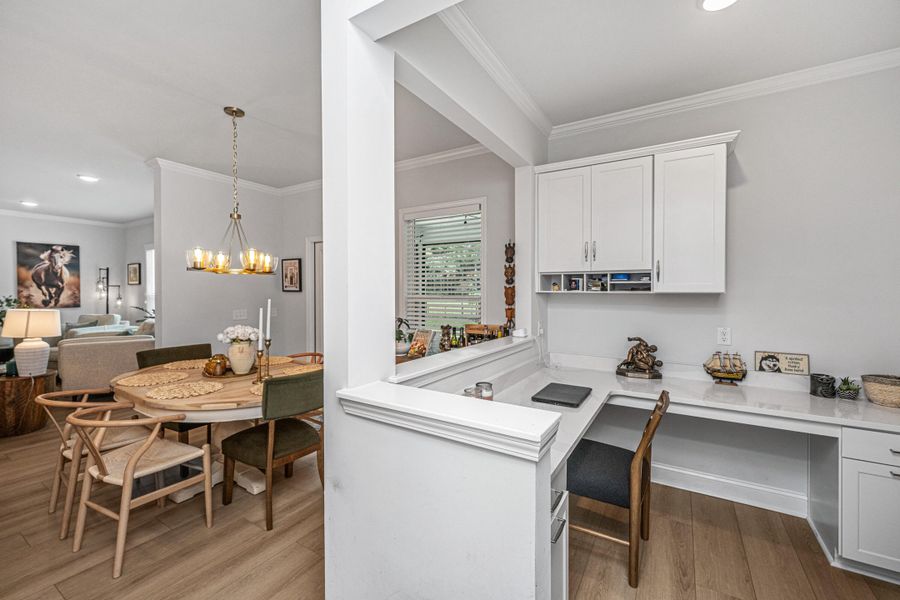 Furnished interior view inside a new home in Sea Island Preserve, Johns Island (Image 46).