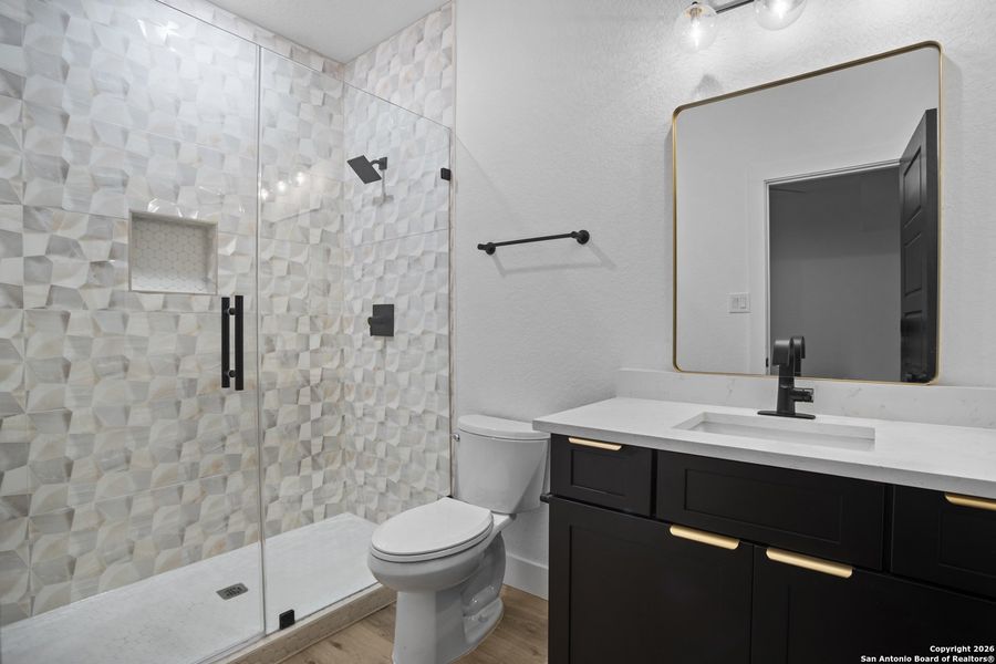 Furnished interior view inside a new home in , San Antonio (Image 34).