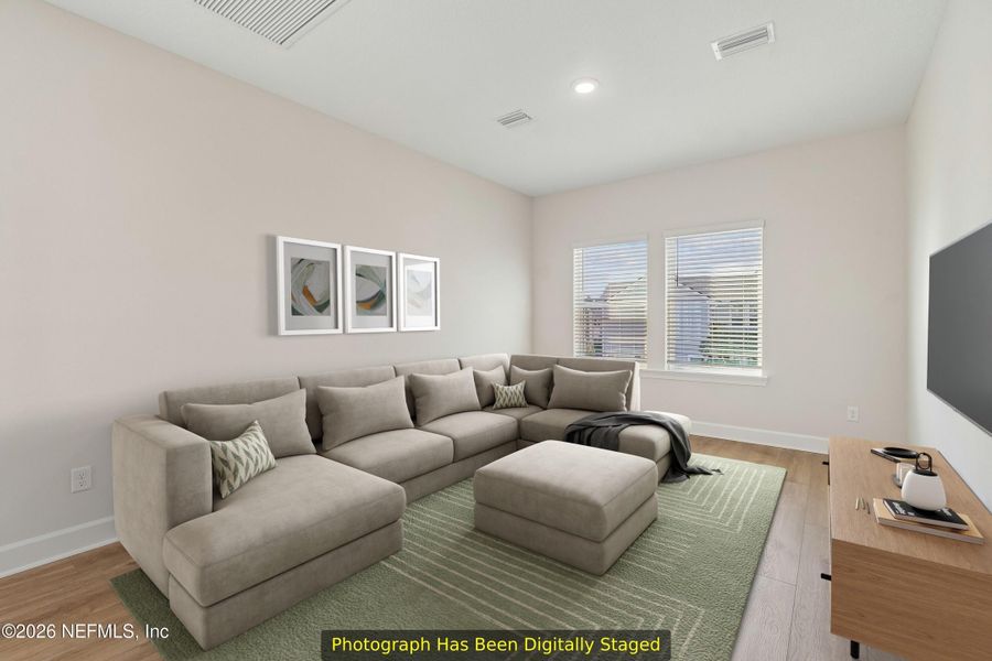 Furnished interior view inside a new home in Granville at eTown 38', Jacksonville (Image 10).