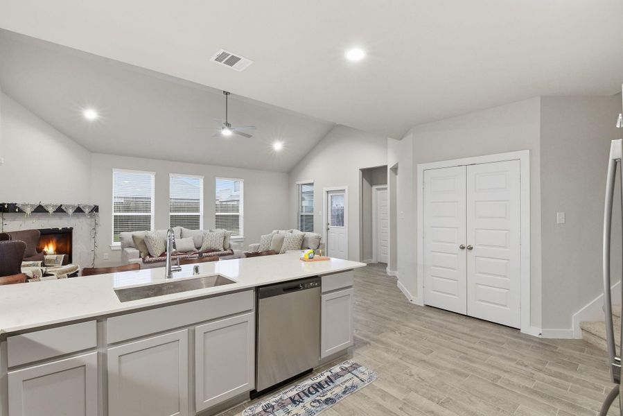 another view of the kitchen