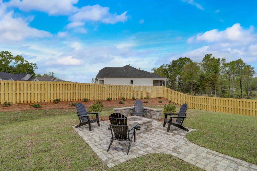 Representative exterior photo of a completed home built from the Brantley II by Great Southern Homes in Collins Cove, Chapin, SC (Image 32).