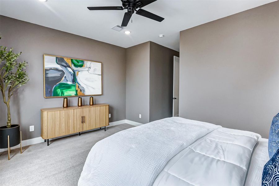 Furnished interior view inside a new home in , Houston (Image 40).
