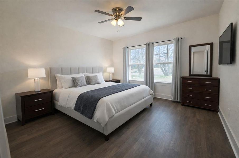 Furnished interior view inside a new home in , Denison (Image 8).