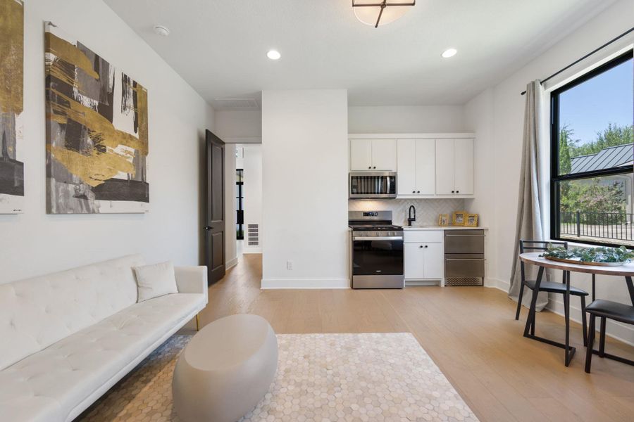 Furnished interior view inside a new home in , Austin (Image 16).