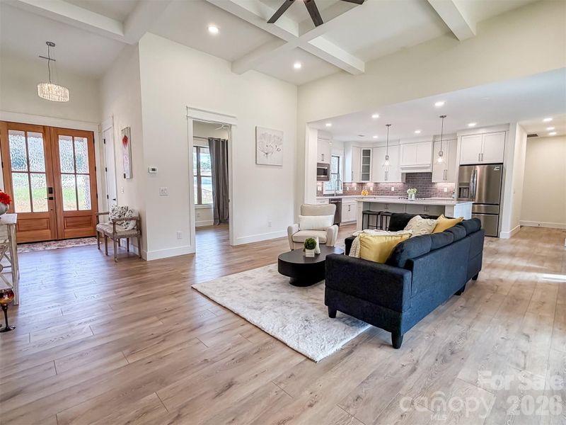Furnished interior view inside a new home in , Newton (Image 35).
