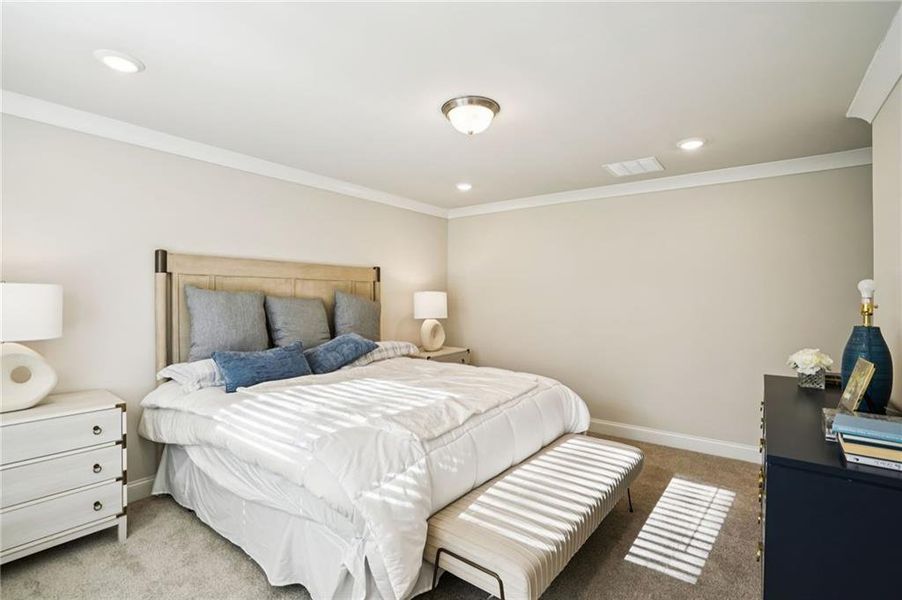 Furnished interior view inside a new home in Hemingway - Reserve Series, Cumming (Image 15). Furnished interior view inside a new home in Hemingway - Reserve Series, Cumming (Image 15).