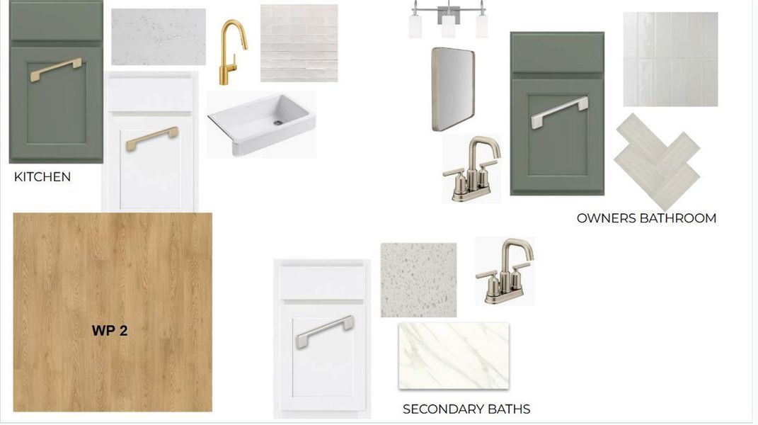 Sample of building materials used in homes in Walker's Pointe, Anderson (Image 3).