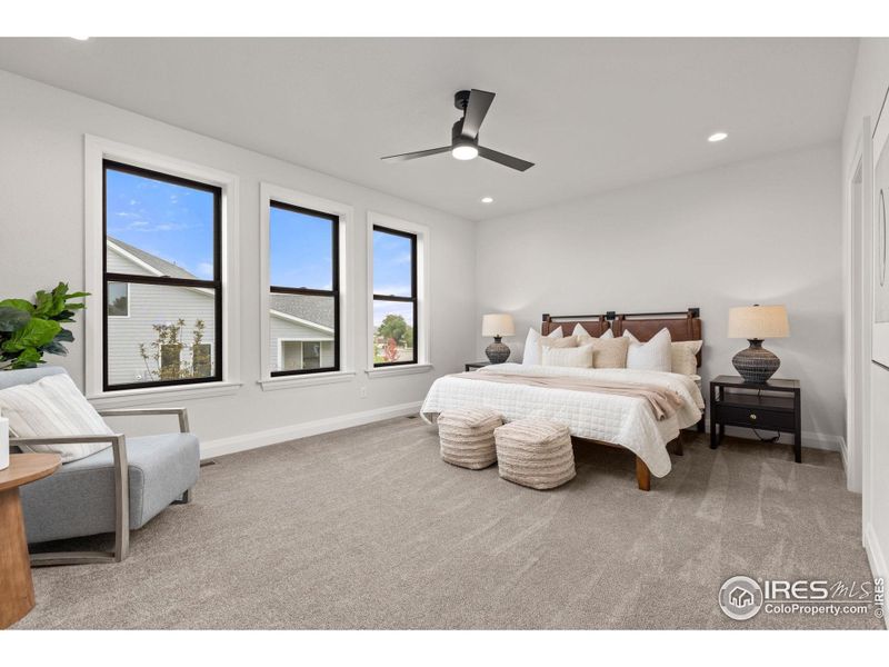 Both bedrooms have deluxe, high pile carpeting