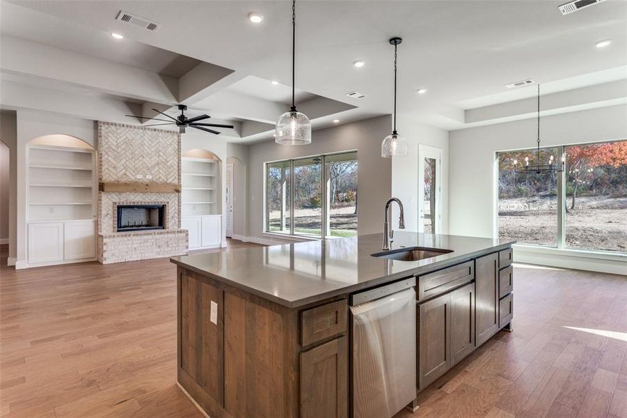 Furnished interior view inside a new home in , Weatherford (Image 9). Furnished interior view inside a new home in , Weatherford (Image 9).