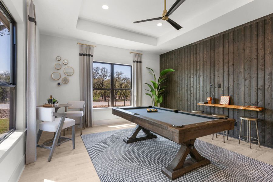 Furnished interior view inside a new home in Belle Oaks, Bulverde (Image 37).