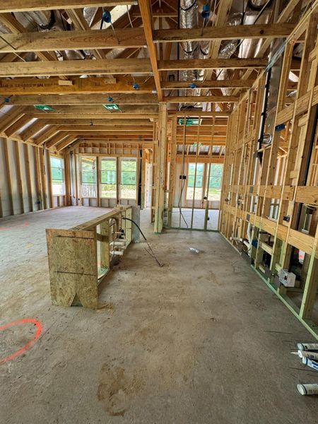 Open Concept Kitchen & center island