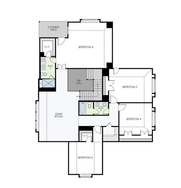 View of home floor plan Second Level View of home floor plan Second Level