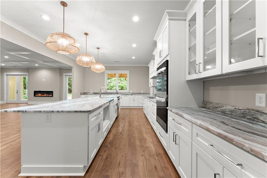 Furnished interior view inside a new home in , Cleveland (Image 12).