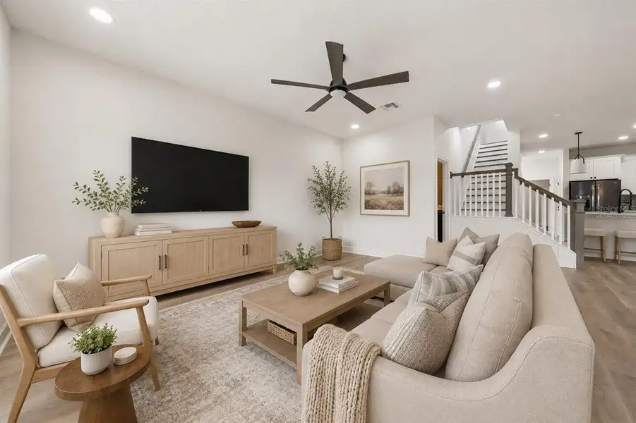Furnished interior view inside a new home in , Eustis (Image 4).