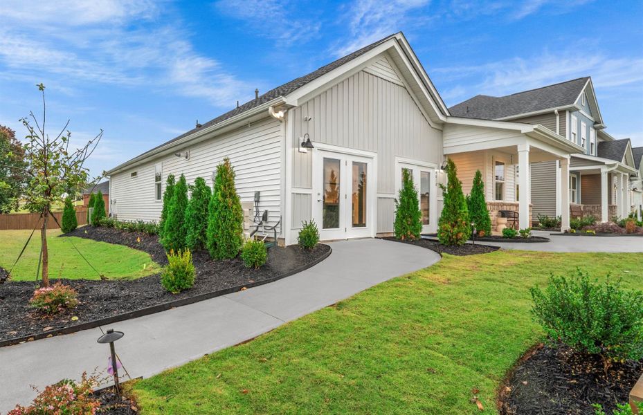 Front exterior of a new home in Sparrow Creek, Boiling Springs, SC, highlighting curb appeal (Image 24).