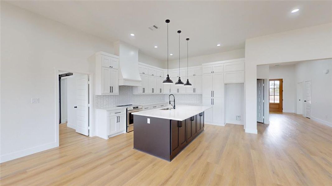 Furnished interior view inside a new home in , Greenville (Image 12).