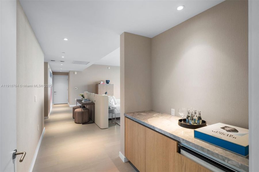 Furnished interior view inside a new home in Five Park, Miami Beach (Image 61). Furnished interior view inside a new home in Five Park, Miami Beach (Image 61).